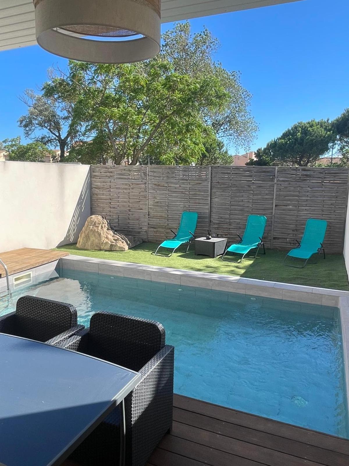 Villa Design Cap Dagde Piscine Et Plage Le Grau-dʼAgde Dış mekan fotoğraf